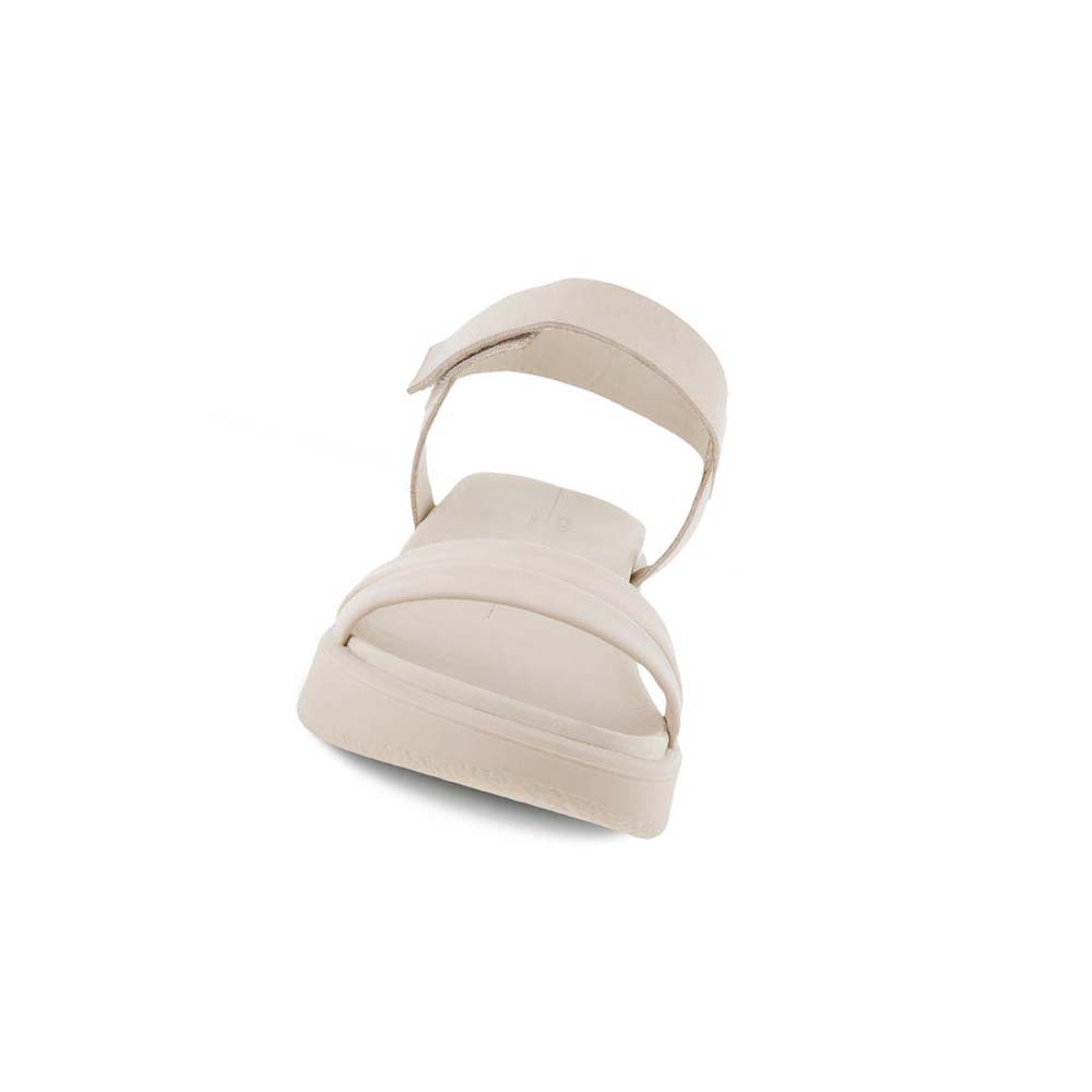 Women's Ecco Flowt Lx Wedge Sandals White | USA 184AHK